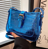 Small PU Leather Underarm Bag Women Shoulder Crossbody Tote