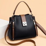 European American Crossbody Bucket Bag Large Capacity