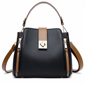 European American Crossbody Bucket Bag Large Capacity