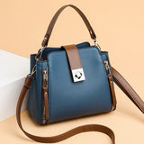 European American Crossbody Bucket Bag Large Capacity