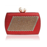 Beaded Evening Bag Diamond Sequined Clutch HandBag Bride Bag Wedding Party