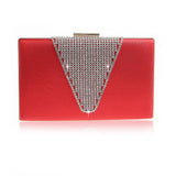 Bling Diamond Clutch Evening Bag Wedding Purse Party Handbag WY219