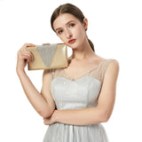 Bling Diamond Clutch Evening Bag Wedding Purse Party Handbag WY219