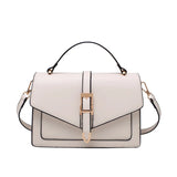 Solid PU Leather Shoulder Bags for Women