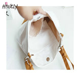 Canvas Women's Shoulder Messenger Crossbody Bags for Girls