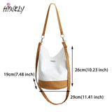 Canvas Women's Shoulder Messenger Crossbody Bags for Girls