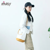 Canvas Women's Shoulder Messenger Crossbody Bags for Girls