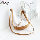 Canvas Women's Shoulder Messenger Crossbody Bags for Girls