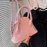 Ladies High Shoulder Messenger Bag Textured Portable Shell Small Bag