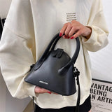 Ladies High Shoulder Messenger Bag Textured Portable Shell Small Bag
