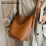 High Commuter Messenger Bag Shoulder Bucket Large Tote