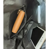 Leather Women Backpack School Bag Zipper Large Capacity Travel Bag Y42