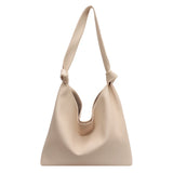 Soft PU Leather Shoulder Bag High Capacity Tote Handbag