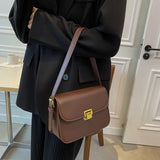 Retro PU Leather Shoulder Bags Flap Crossbody Ladies Messenger Envelope