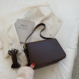 Retro PU Leather Shoulder Bags Flap Crossbody Ladies Messenger Envelope