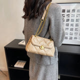 Rhombic Chain Crossbody Bag Small Square Bag Women