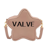 Solid Star Shape High Printed Shoulder Bag Women's Messenger Bag