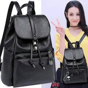 Leather Backpack for Teenage Girls - High Youth Backpack