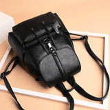 Leather Backpack for Teenage Girls - High Youth Backpack