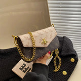 Women Small Flap Crossbody Bag Over the Shoulder Casual Messenger Bag