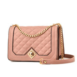 Women Chain Crossbody Shoulder Bags High HandBags PU Leather Solid