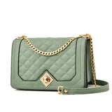 Women Chain Crossbody Shoulder Bags High HandBags PU Leather Solid