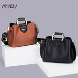 Vintage Letter Bucket Bag High Retro Crossbody Tote Handbag