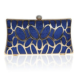 Metal Patchwork Shinning Shoulder Bags Ladies Print Clutch