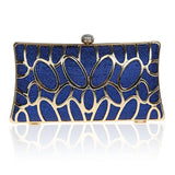 Metal Patchwork Shinning Shoulder Bags Ladies Print Clutch