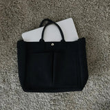 Women Pu Leather Handbags Laptop Bag Famous Shoulder Bag Casual Big Tote