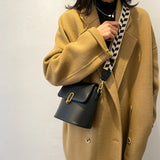 Women's Crossbody Canvas Shoulder Bag with Pu Strap