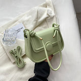 Women's One-shoulder Underarm Bag Texture All-match Messenger Small Square Bag