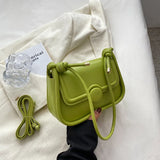 Women's One-shoulder Underarm Bag Texture All-match Messenger Small Square Bag