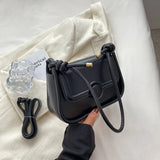 Women's One-shoulder Underarm Bag Texture All-match Messenger Small Square Bag