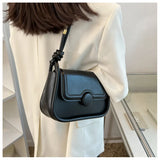 Women's One-shoulder Underarm Bag Texture All-match Messenger Small Square Bag