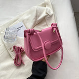 Women's One-shoulder Underarm Bag Texture All-match Messenger Small Square Bag