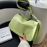 Texture Soft PU Handbags Large Capacity Women's Shoulder Bag