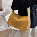 Texture Soft PU Handbags Large Capacity Women's Shoulder Bag