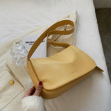 Texture Soft PU Handbags Large Capacity Women's Shoulder Bag