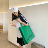 Fashion Canvas Tote Bag High Capacity Women Handbag