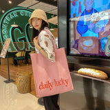 Fashion Canvas Tote Bag High Capacity Women Handbag