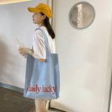 Fashion Canvas Tote Bag High Capacity Women Handbag
