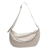 Chain PU Leather Women High Capacity Tote Handbags