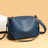 Fashionable Genuine Leather Soft Women Handbags Large Capacity Shoulder Bag