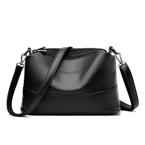 Fashionable Genuine Leather Soft Women Handbags Large Capacity Shoulder Bag