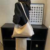 Fashionable PU Leather Women Bags High Capacity Tote Soft Surface Handbags