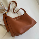 Fashionable PU Leather Women Bags High Capacity Tote Soft Surface Handbags