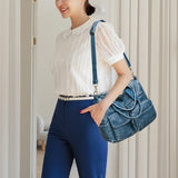 Fashionable PU Leather Women Shoulder Bag Lady Tote Handbag