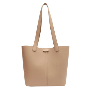 Women Shoulder Bags Tote PU Leather High Capacity Casual Multi-funct