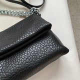 Fashionable Solid Chain Shine Women Bags Party High Capacity Tote Multifunction